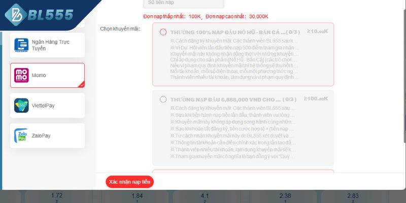 Cập nhật các vấn đề cần chú ý khi bắt đầu giao dịch tại BL555